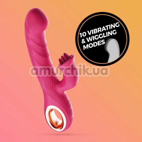 Вибратор Crushious Mirenca, розовый
