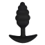 Анальная пробка Loveshop Silicone Cone Plug, черная - Фото №1
