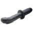 Анальний вібратор Ass Thumpers The Large Realistic 10X Silicone Vibrator With Handle, чорний - Фото №3