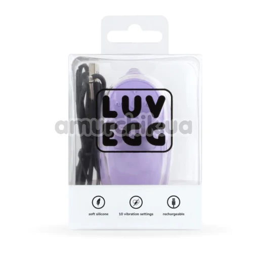 Виброяйцо Luv Egg XL, фиолетовое