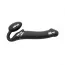Безремневой страпон с вибрацией Strap-On-Me Vibrating Bendable Strap-On M, черный - Фото №3