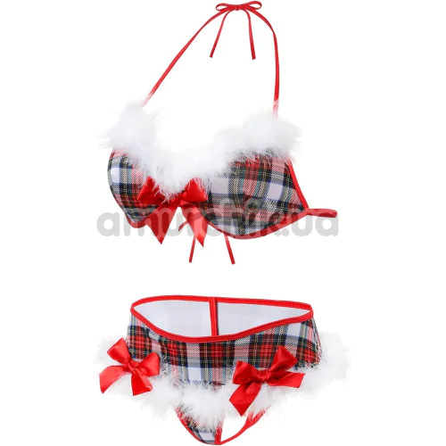 Костюм Санты Sunspice 050, красный: бюстгальтер + трусики