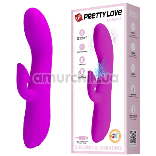 Вібратор Pretty Love Massage, фіолетовий