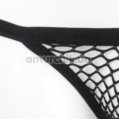 Трусы-стринги мужские Star Night Net G-String, черные