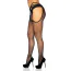Колготки Leg Avenue Ariella Fishnet Strappy Suspender Hose, черные - Фото №4