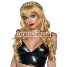 Перука Leg Avenue Long Curly Bang With Braid Wig, жовта - Фото №1