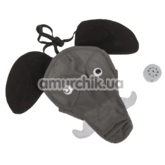 Трусы-стринги мужские Elephant Undies - слоник со звуком, серые - Фото №1