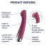 Вибратор для точки G с ротацией Satisfyer Spinning G-Spot 1, бордовый - Фото №7