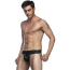 Трусы мужские Star Night Lace & Leather Men's Briefs, черные - Фото №7