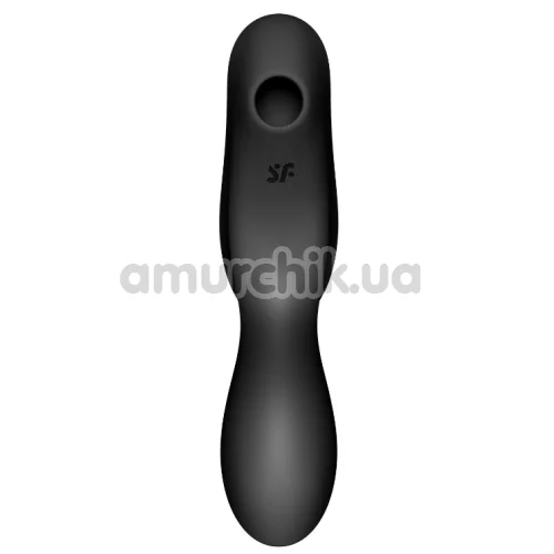 Симулятор орального секса для женщин с вибрацией Satisfyer Curvy Trinity 2, черный