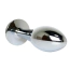 Анальная пробка с голубым кристаллом Exclusivity Jewellery Silver Straight Plug L, серебряная - Фото №4