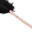 Флоггер с перышком для ласк Rosy Gold Nouveau Feather Tickler & Whip, золотой - Фото №5