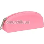 Сумка для хранения секс-игрушек PowerBullet Silicone Storage Zippered Bag, розовая - Фото №1