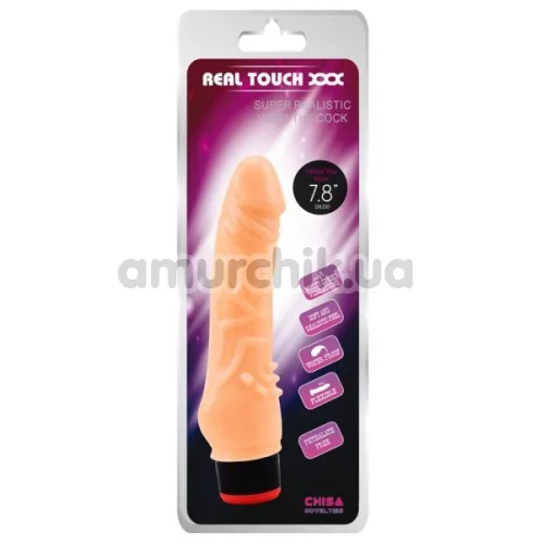 Вибратор Real Touch XXX 7.8, телесный