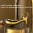 Cтимулятор простаты Lockink Sevanda Woodpecker Metal Prostate Massager, золотой - Фото №14