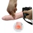 Полый страпон с вибрацией Ultra Passion Harness Strap On With Multi Function Vibrator, телесный - Фото №5
