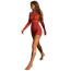 Платье Star Night Addicted Mini Dress, красное - Фото №4