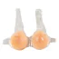 Накладная грудь с бюстгальтером Cottelli Collection Accessoires Strap-On Silicone Breasts, телесная - Фото №3