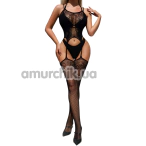 Комбинезон Star Night S-Bow Bodystocking, черный - Фото №1