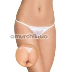Трусики-стринги женские G-string белые (модель 2415) - Фото №1