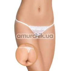Трусики-стринги женские G-string белые (модель 2415) - Фото №1