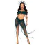 Костюм Медузы Горгоны Leg Avenue Medusa Costume, зеленый: бюстгальтер + юбка + браслет + обруч - Фото №1