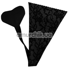 Самоклеящиеся трусики Bye Bra Adhesive String, черные - Фото №1