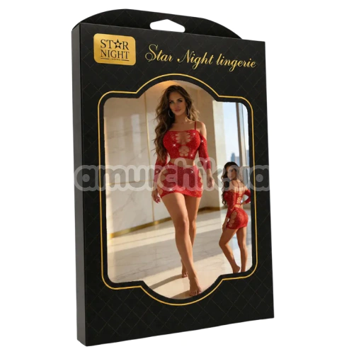 Комплект Star Night Tender Sleeve Set, красный: топ + юбка
