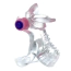 Эрекционное кольцо c вибрацией Boss Series EasyLove Vibro Cock Ring Tongue, прозрачное - Фото №1