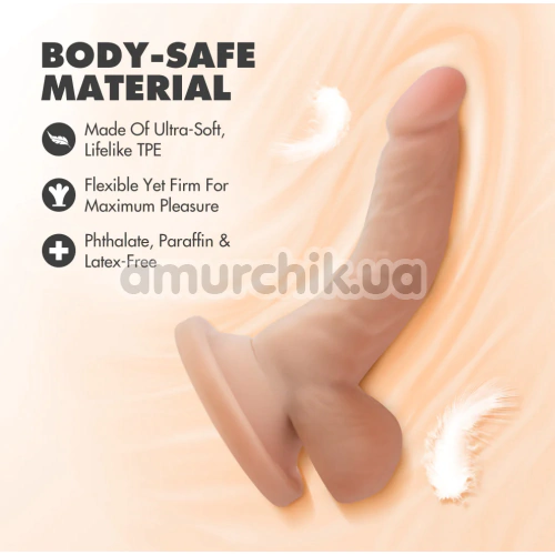Фаллоимитатор Dr. Skin Mini Cock 4, телесный