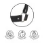 Браслети Bijoux Indiscrets Maze Hand Bracelet Harness, чорні - Фото №3