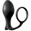 Ерекційне кільце зі стимулятором простати Anal Fantasy Collection Ass - Gasm Cockring Advanced Plug L, чорне - Фото №2