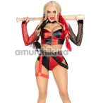 Костюм злочинниці Leg Avenue Crime Spree Sweetie Costume чорно-червоний: топ + шортики - Фото №1
