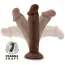 Фаллоимитатор Dr. Skin Posable Shaft 6, коричневый - Фото №4
