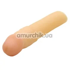Насадка-удлинитель пениса Cyberskin 3 Transformer Penis Extension, телесная - Фото №1
