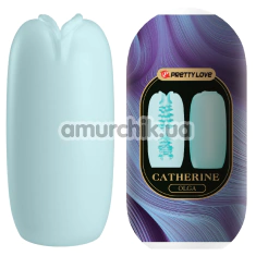 Мастурбатор Pretty Love Catherine Olga, бірюзовий - Фото №1