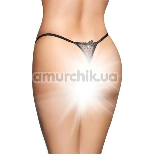 Трусики-стринги женские Tongs 2494, черные