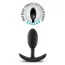 Анальная пробка Anal Adventures Platinum Vibra Slim Plug Medium, черная - Фото №6
