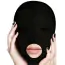 Маска Ouch! Submission Mask з відкритим ротом, чорна - Фото №2