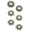 Набор из 6 эрекционных колец Menz Stuff Ring Set, черный - Фото №1