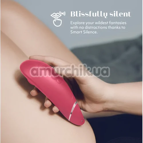 Симулятор орального сексу для жінок Womanizer Premium 2, рожевий