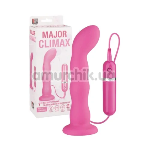 Вибратор для точки G Major Climax, розовый