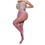 Комбинезон Star Night Pastel Bow Bodystocking, розово-белый - Фото №5