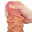 Фалоімітатор Dual-Layered Silicone Nature Cock LV411071, коричневий - Фото №12