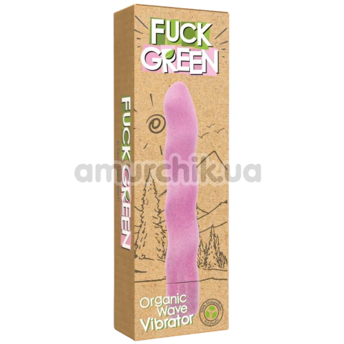 Вібратор Fuck Green Organic Wave Vibrator, рожевий