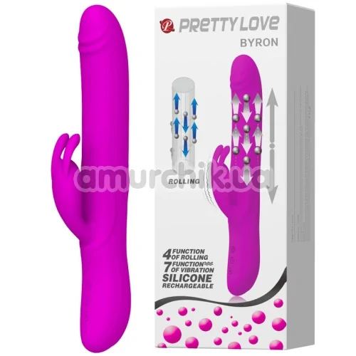 Вібратор Pretty Love Byron, рожевий
