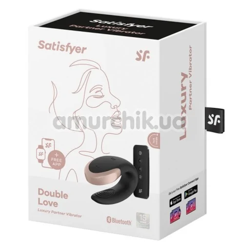 Вибратор Satisfyer Double Love Luxury Partner Vibrator, черный