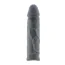 Насадка на пеніс Pretty Love Realistic Penis Sleeve, сіра - Фото №5