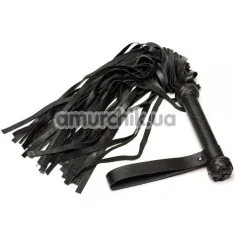 Флогер DS Fetish Leather Turkish Head Knot, чорний - Фото №1