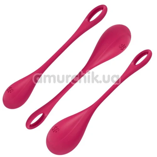 Набор вагинальных шариков Satisfyer Yoni Power 1, красный